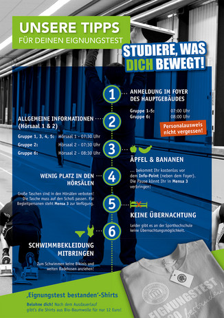 Tipps für den Eignungstest